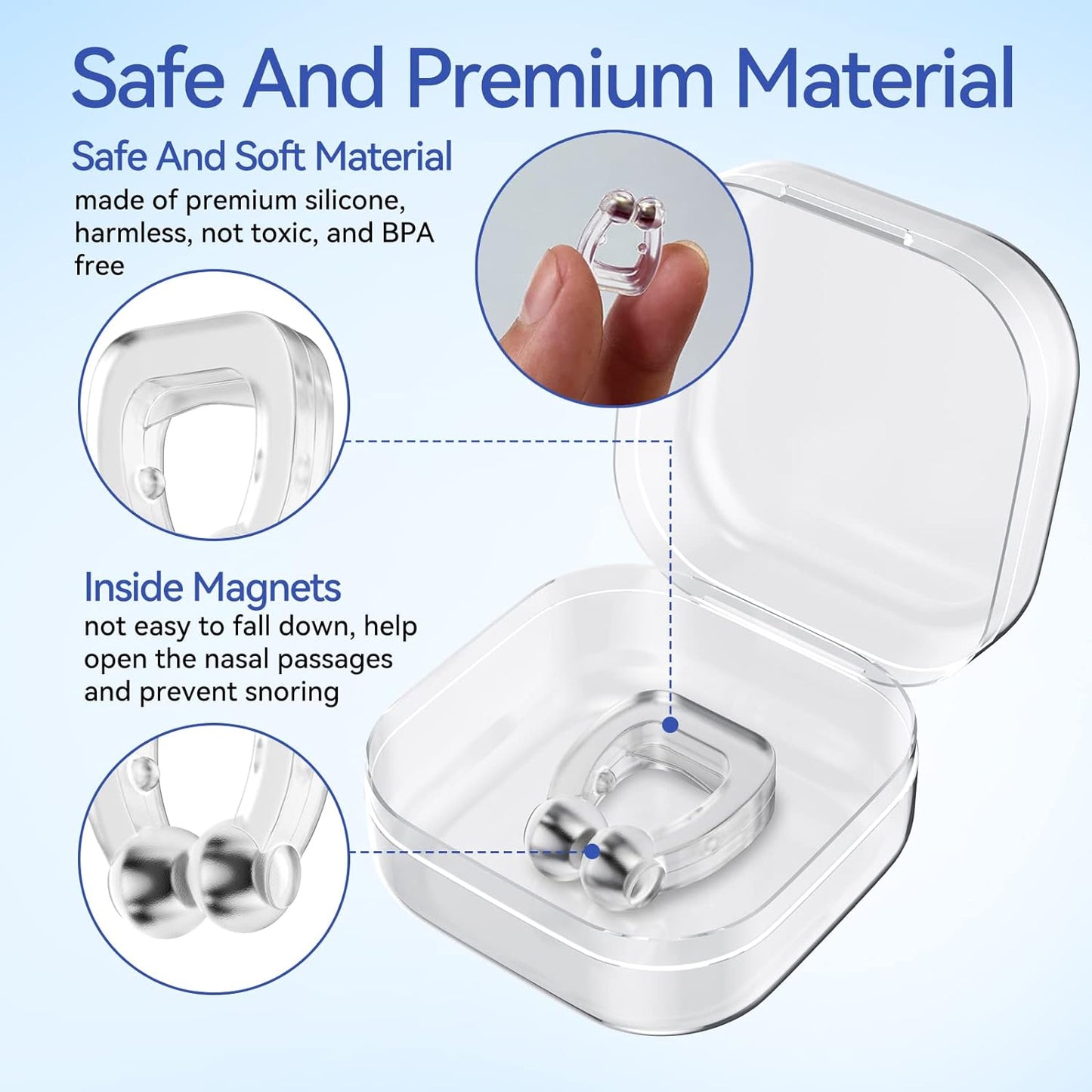 Anti Snoring Nose Clip Device for Men Women
