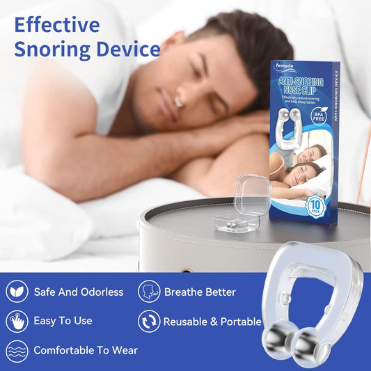 Anti Snoring Nose Clip Device for Men Women