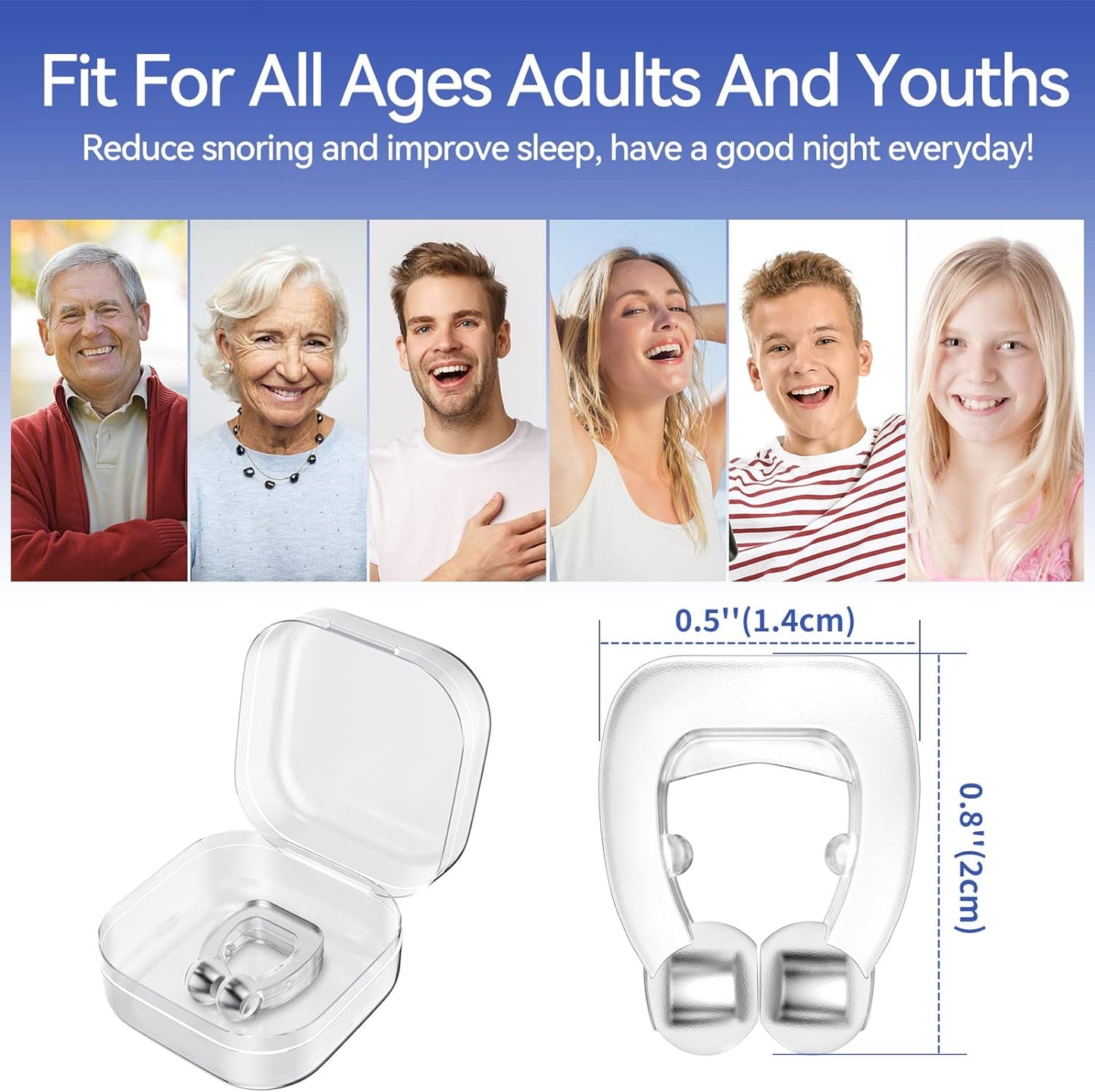 Anti Snoring Nose Clip Device for Men Women